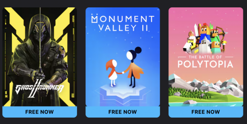 Epic Games Freebie: Get Ghostrunner 2 + Monument Valley 2 + The Battle of Polytopia for FREE
